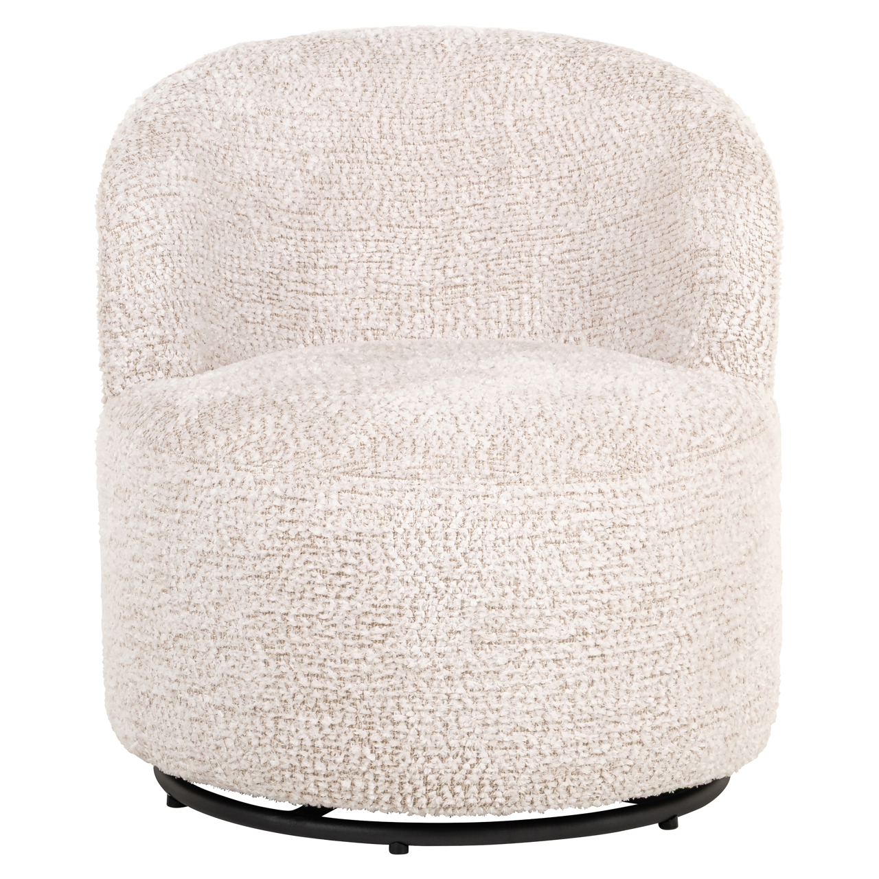 Kids Draaifauteuil Jackie Lovely stof, kleur Crème - Afbeelding 4