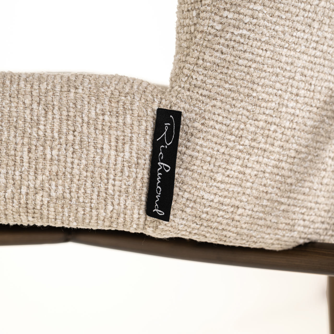 Barstoel Odarby Bouclé Crème (zithoogte 67cm) - Afbeelding 9