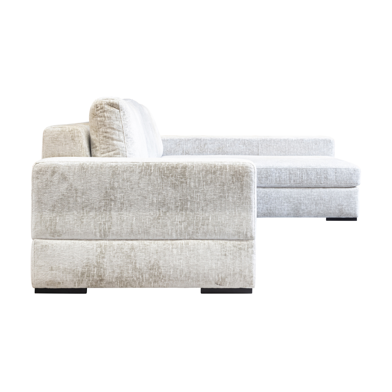 Loungebank Pasha Chenille, kleur Pearl - Afbeelding 2
