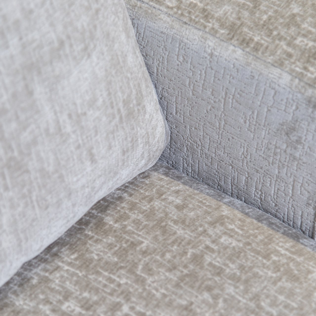 Loungebank Pasha Chenille, kleur Pearl - Afbeelding 4
