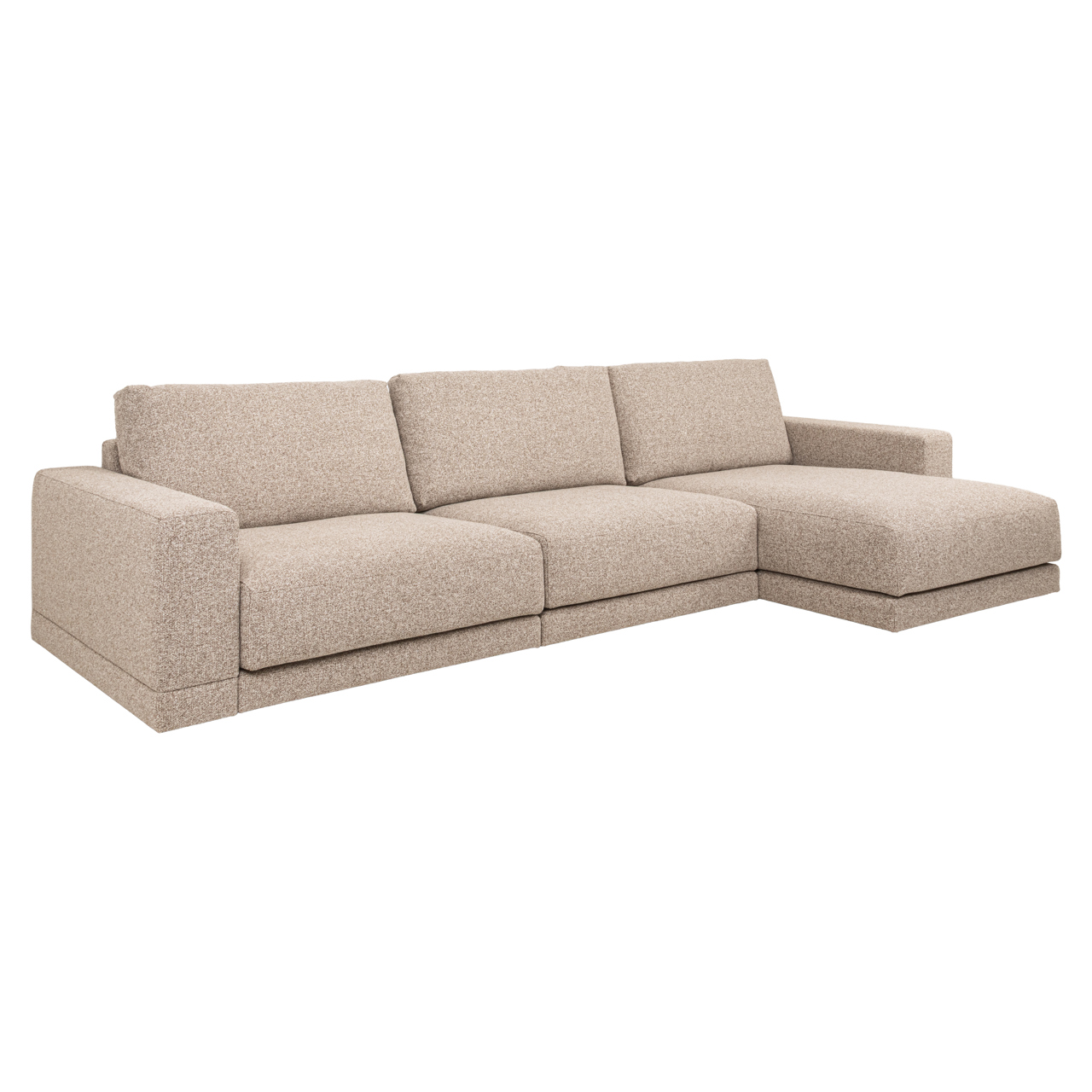 Loungebank Trentino Links/Rechts Geweven stof Bruin
