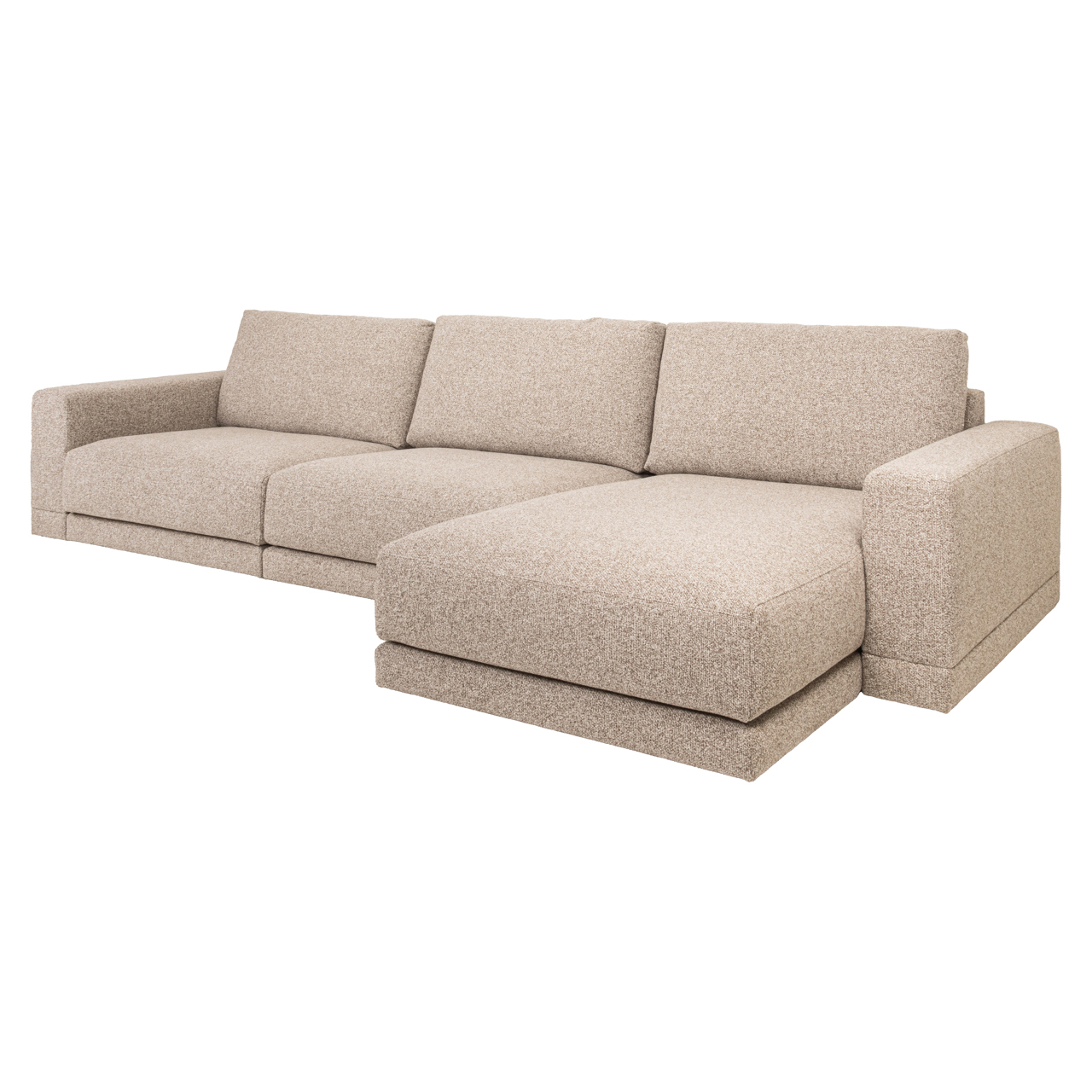 Loungebank Trentino Links/Rechts Geweven stof Bruin - Afbeelding 4