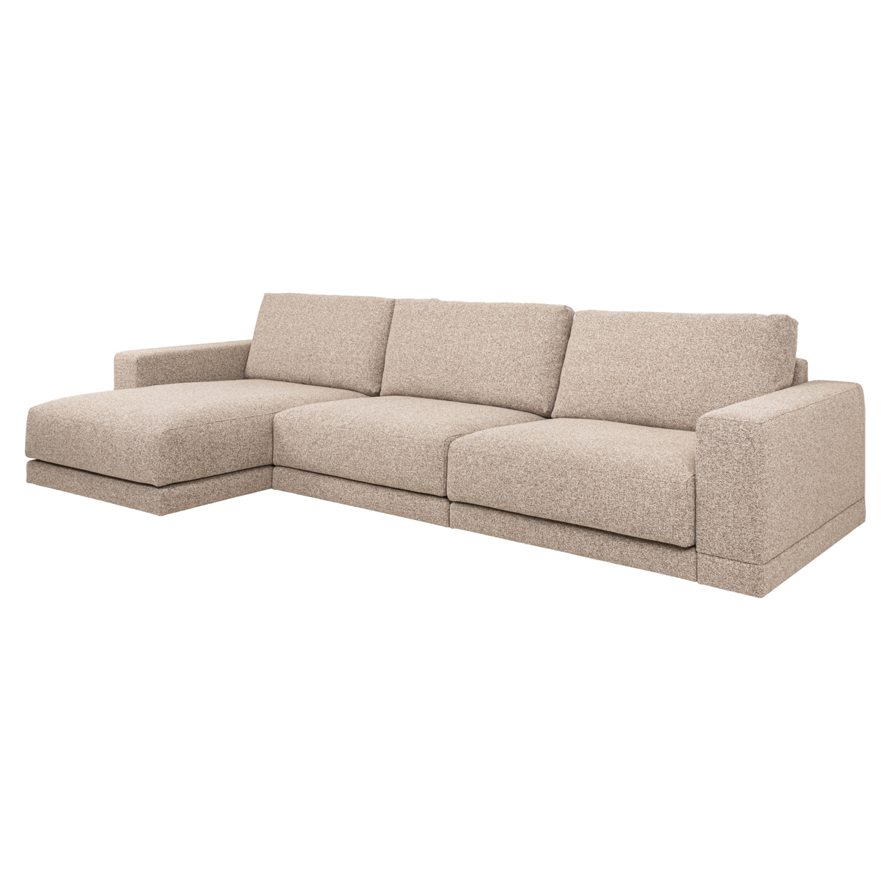 Loungebank Trentino Links/Rechts Geweven stof Bruin - Afbeelding 2