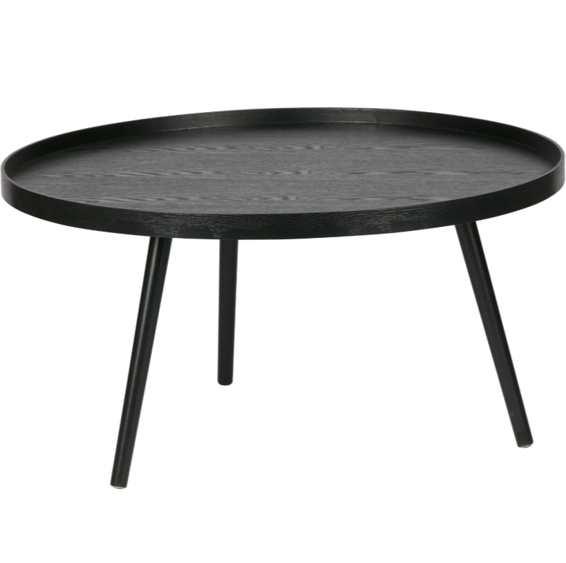 Salontafel Mesa XXL Hout 36x100cm - Zwart
