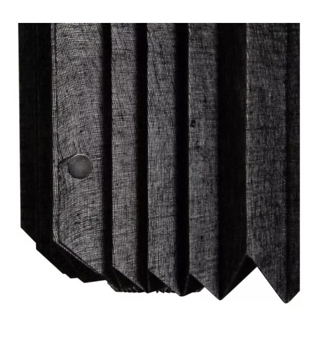 Hanglamp Bones Gevouwen papier - Zwart - Afbeelding 2