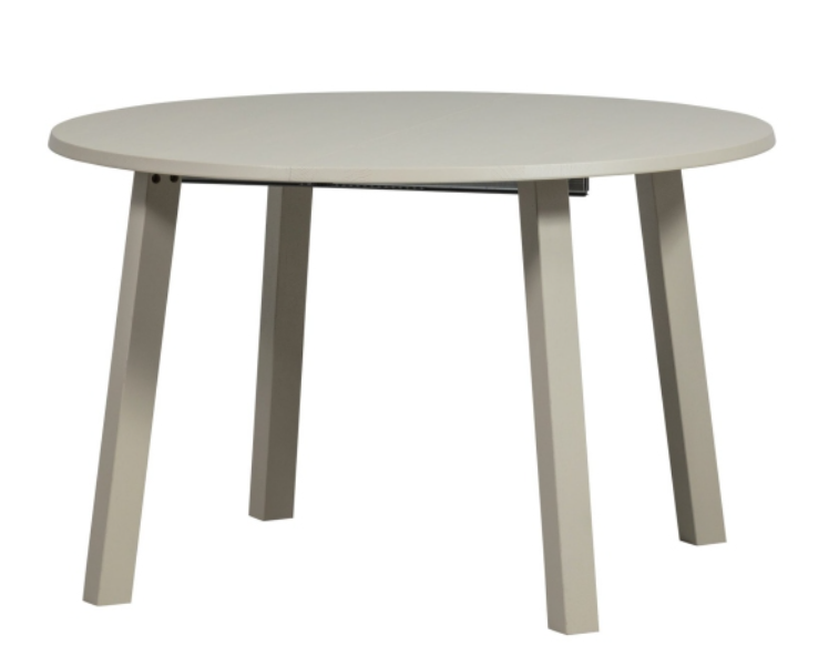 Uitschuifbare Eettafel Janne Eikenhout, 120cm, kleur Dakargrau