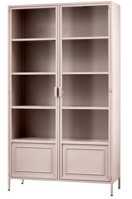 Vitrinekast Ronja 189 x 110cm - Roze