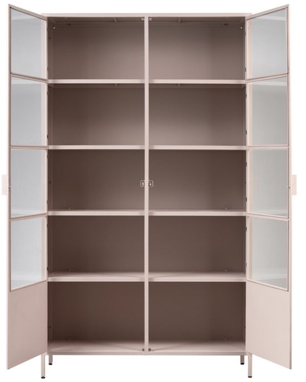 Vitrinekast Ronja 189 x 110cm - Roze - Afbeelding 3