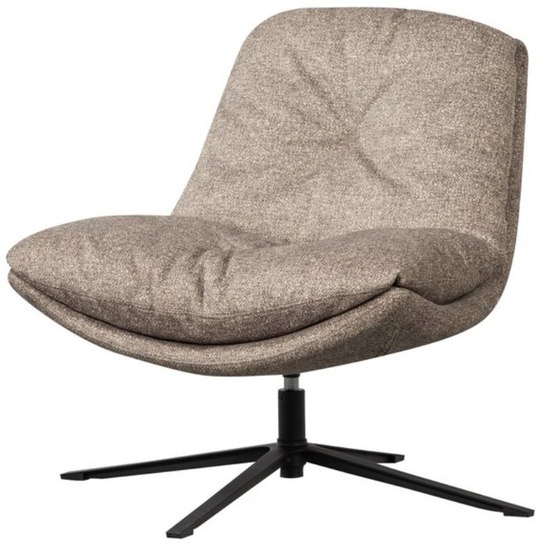 Draaibare Fauteuil Arve Melange - Naturel