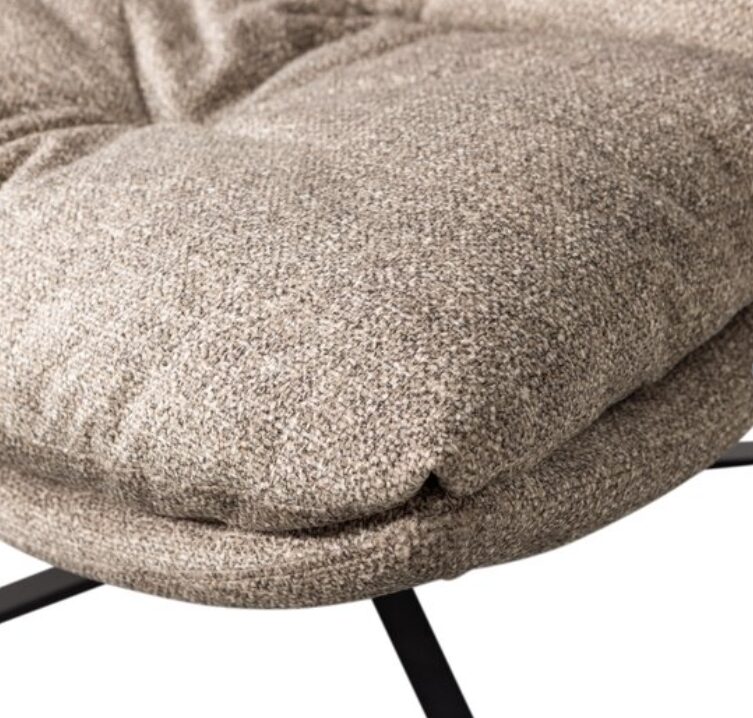 Draaibare Fauteuil Arve Melange - Naturel - Afbeelding 3