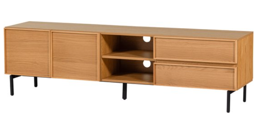 TV Meubel Tours Melamine MDF 180 cm - Naturel