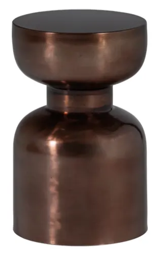 Ronde Bijzettafel Frits 30cm, kleur Brons - Afbeelding 2