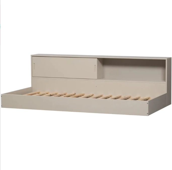 Eenpersoonsbed Carter Grenenhout 90 x 200cm - Dust - Afbeelding 2