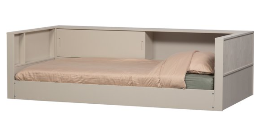 Bedbank Carter Grenenhout, 90 x 200cm - Dust