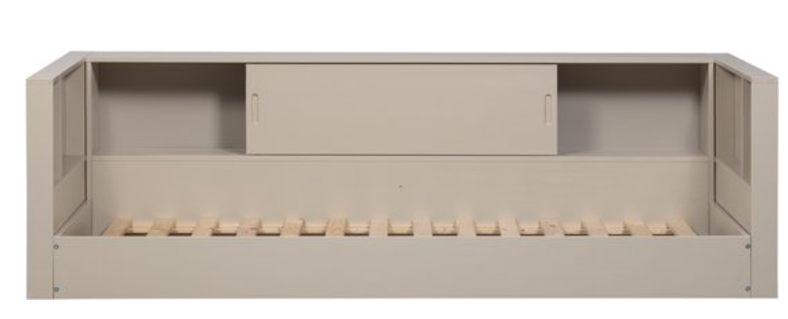Bedbank Carter Grenenhout, 90 x 200cm - Dust - Afbeelding 2