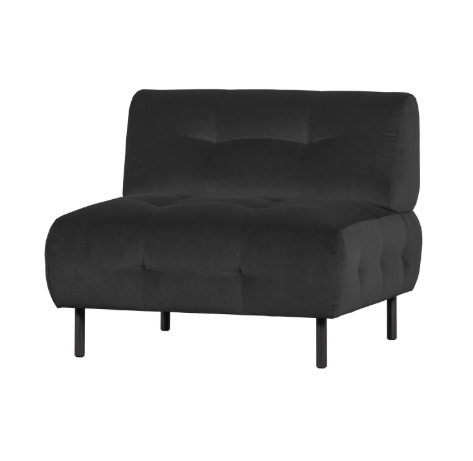 Hocker Lloyd Velvet Cast Iron