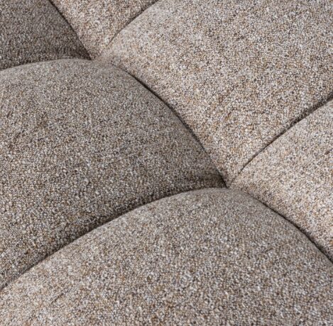 Hocker Allure Geweven Stof Melange - Bruin - Afbeelding 3