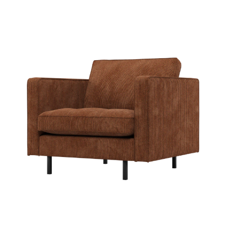 Fauteuil Rodeo Classic - Ribstof Honinggeel - Afbeelding 3