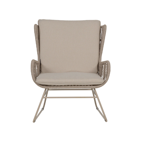 Tuin Loungestoel Grace All Weather, kleur Zand - Afbeelding 2