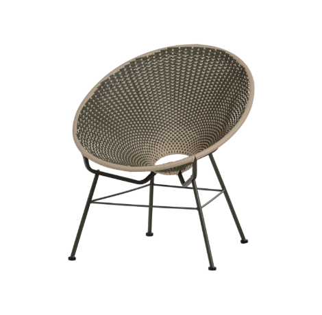 Tuin Loungestoel Kazoun Wicker - Groen