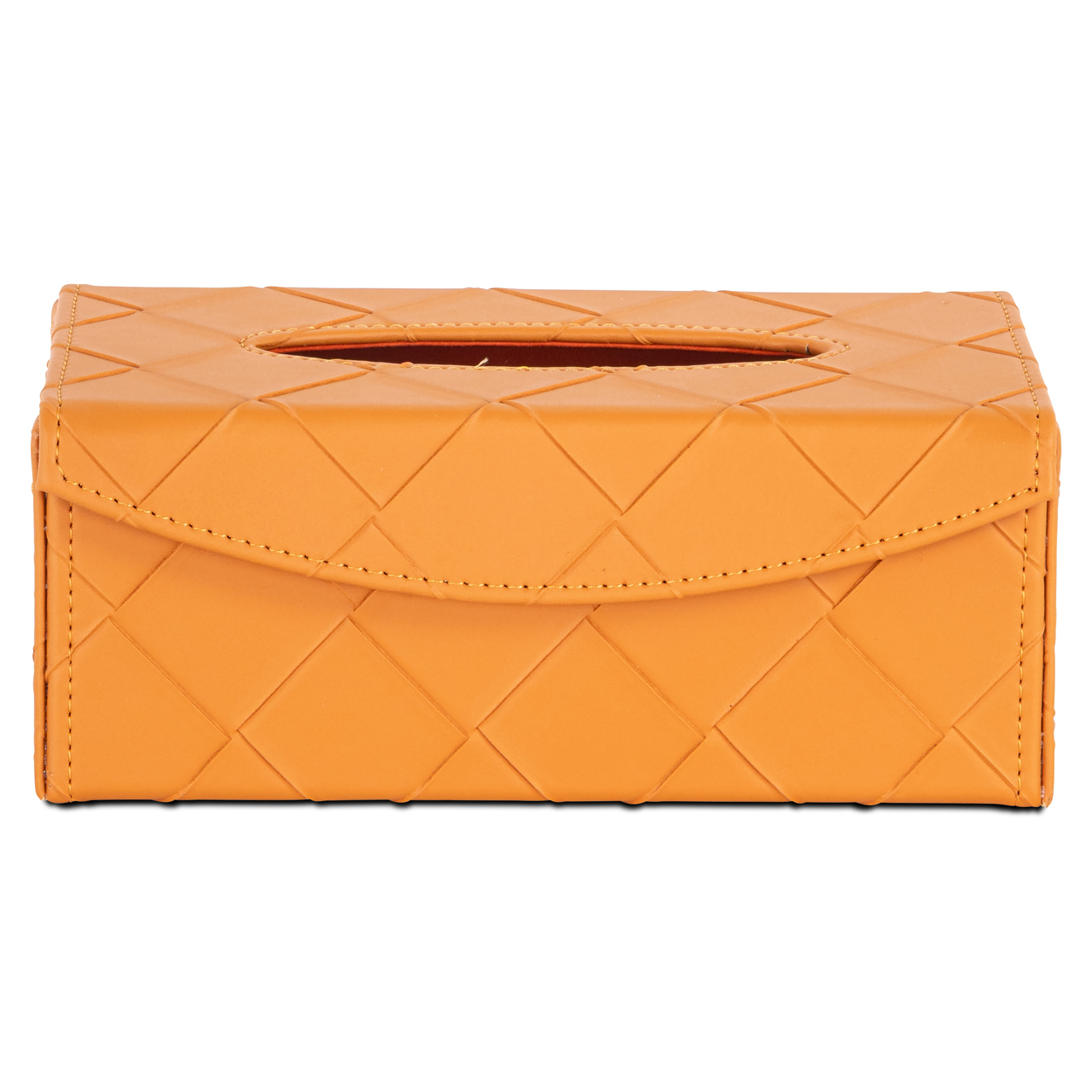 Tissuebox Molly Lederlook, kleur Oranje - Afbeelding 2