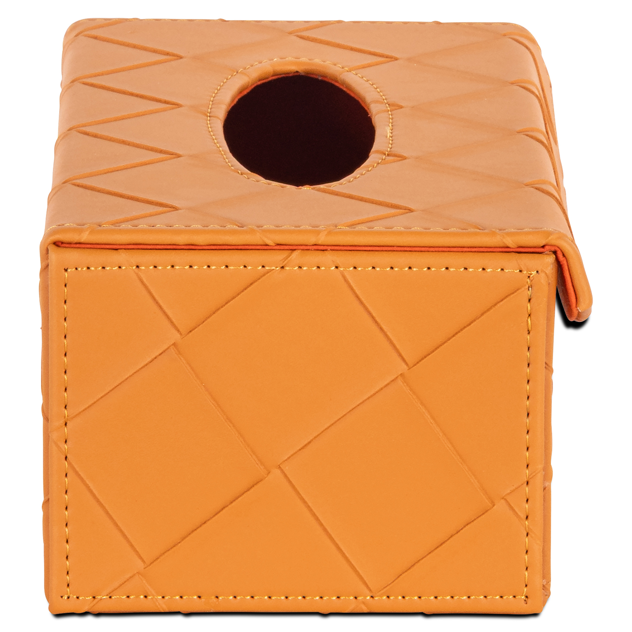 Tissuebox Molly Lederlook, kleur Oranje - Afbeelding 3