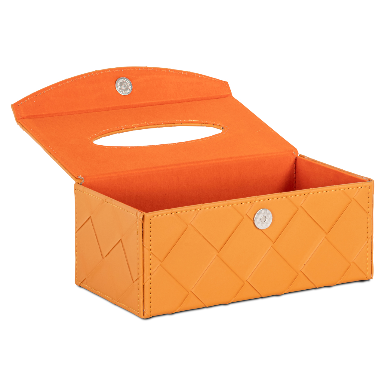 Tissuebox Molly Lederlook, kleur Oranje - Afbeelding 4