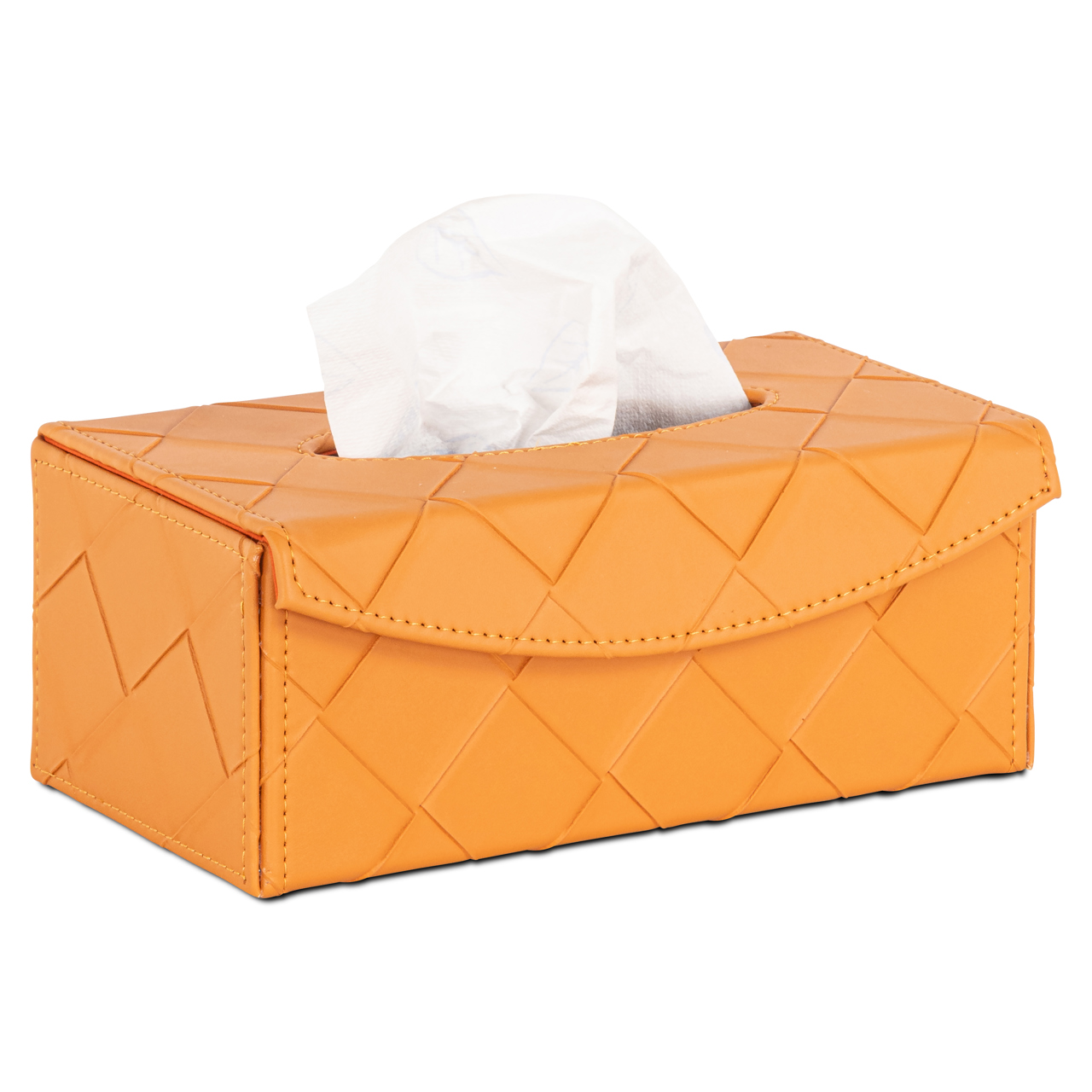 Tissuebox Molly Lederlook, kleur Oranje - Afbeelding 5