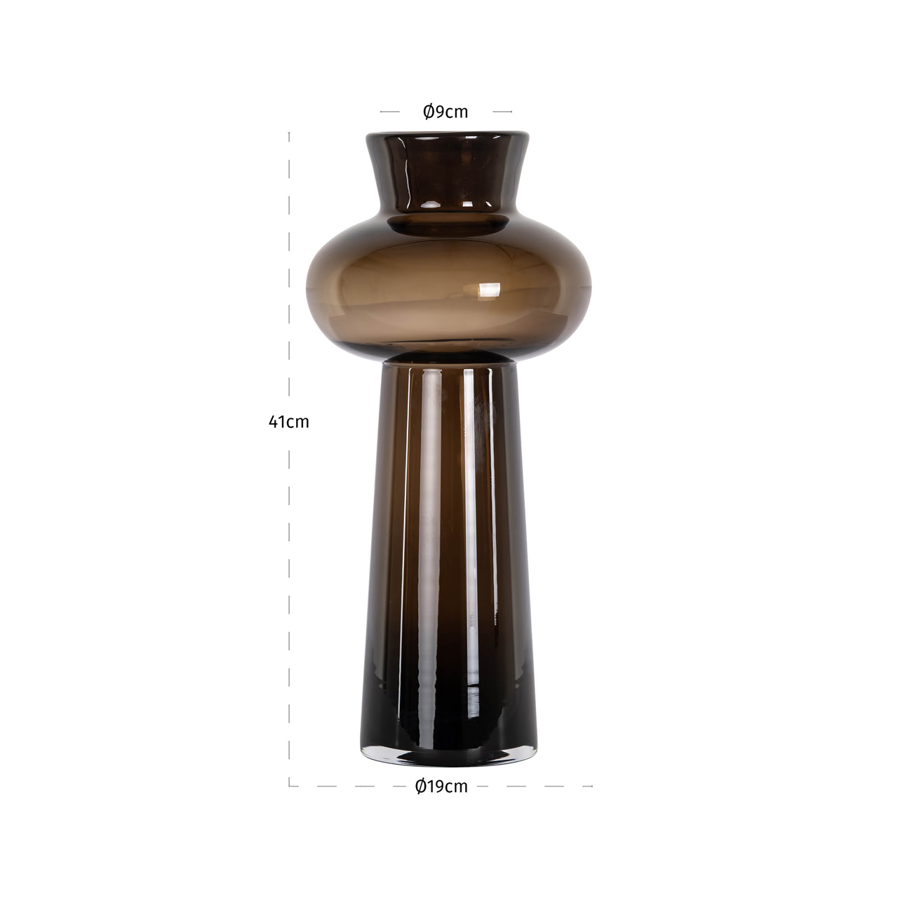 Vaas Jamey - Bruin large - Afbeelding 2