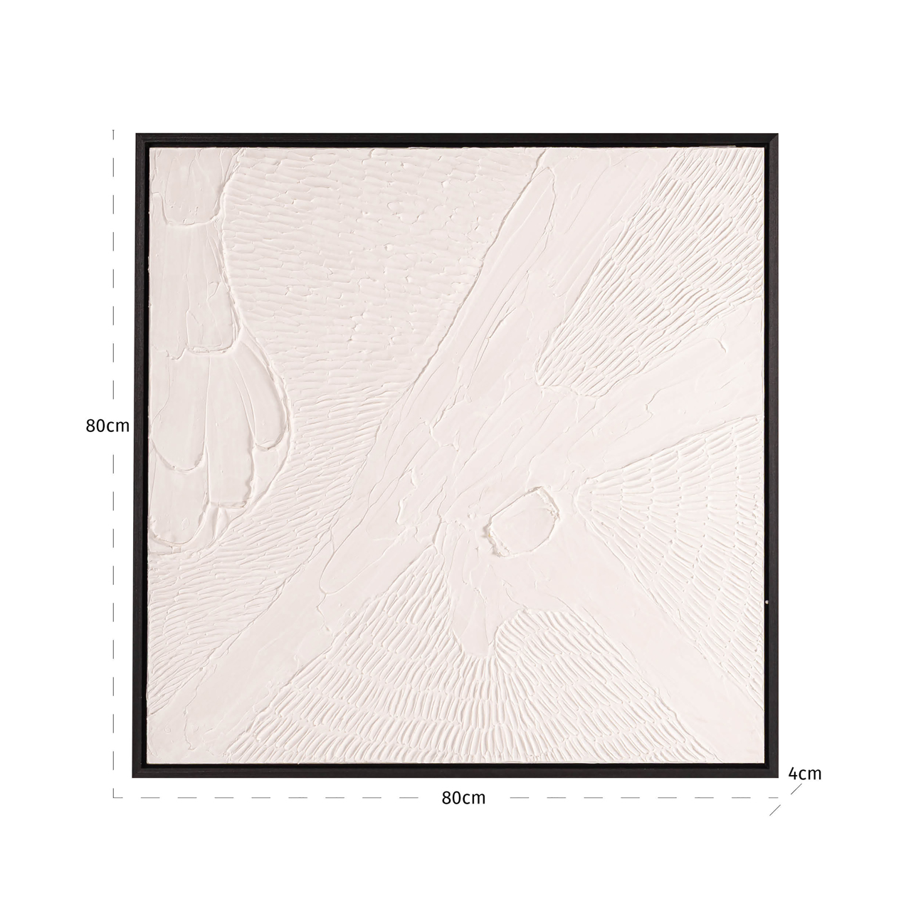 Wall art Janey - Zwart - Wit - Afbeelding 4