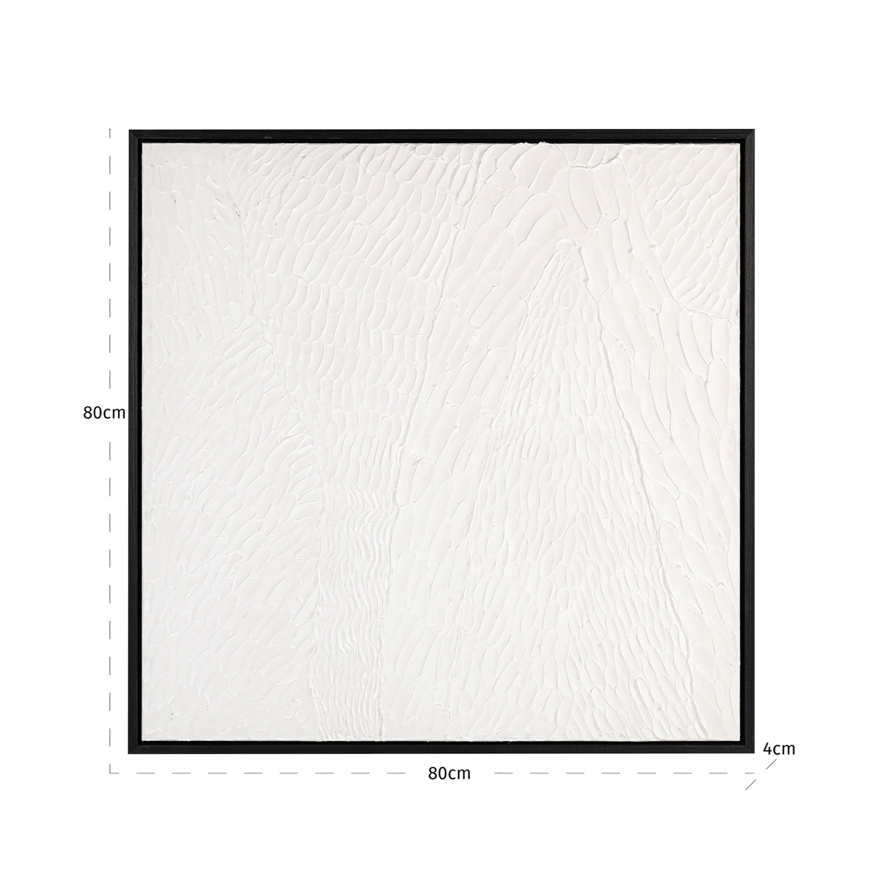 Wall art Janell - Zwart - Wit - Afbeelding 3