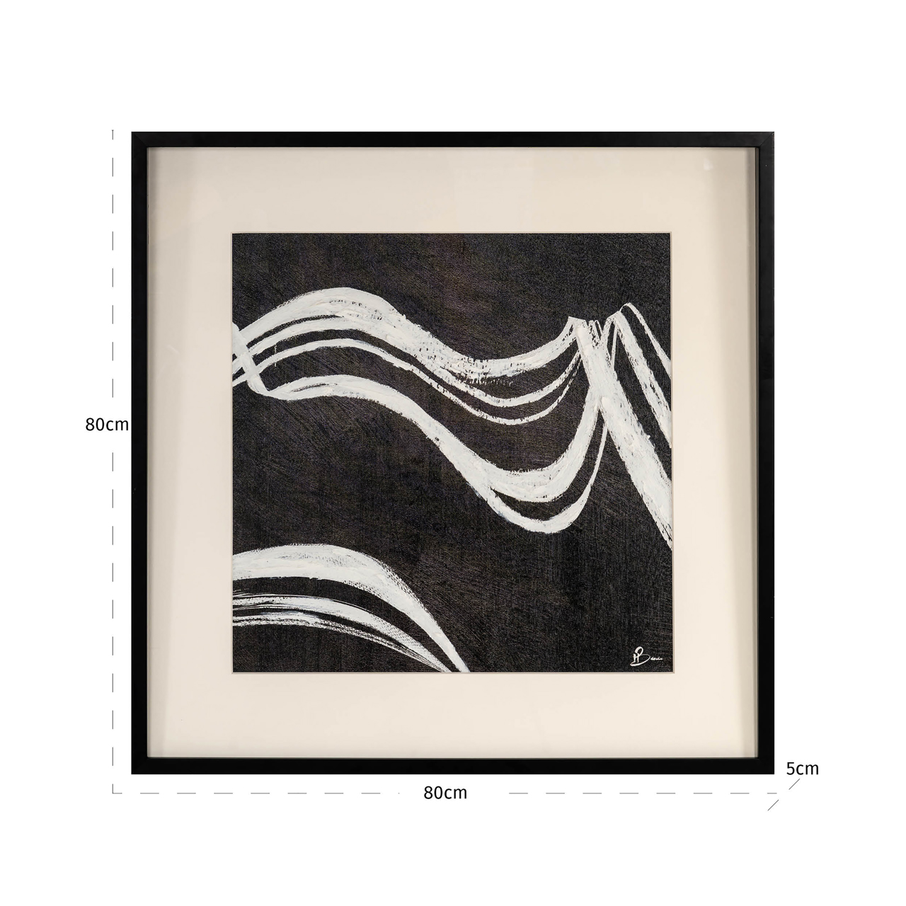 Wall art Jozy - Zwart - Wit - Afbeelding 4