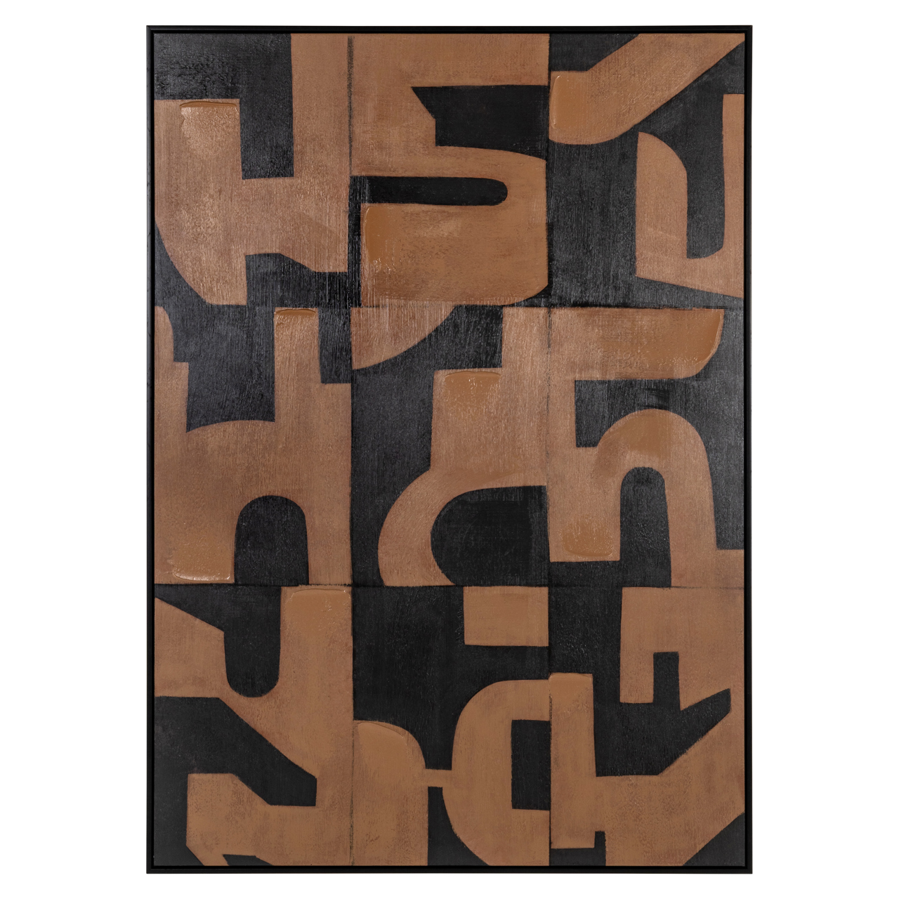 Wall art Cascade - Bruin
