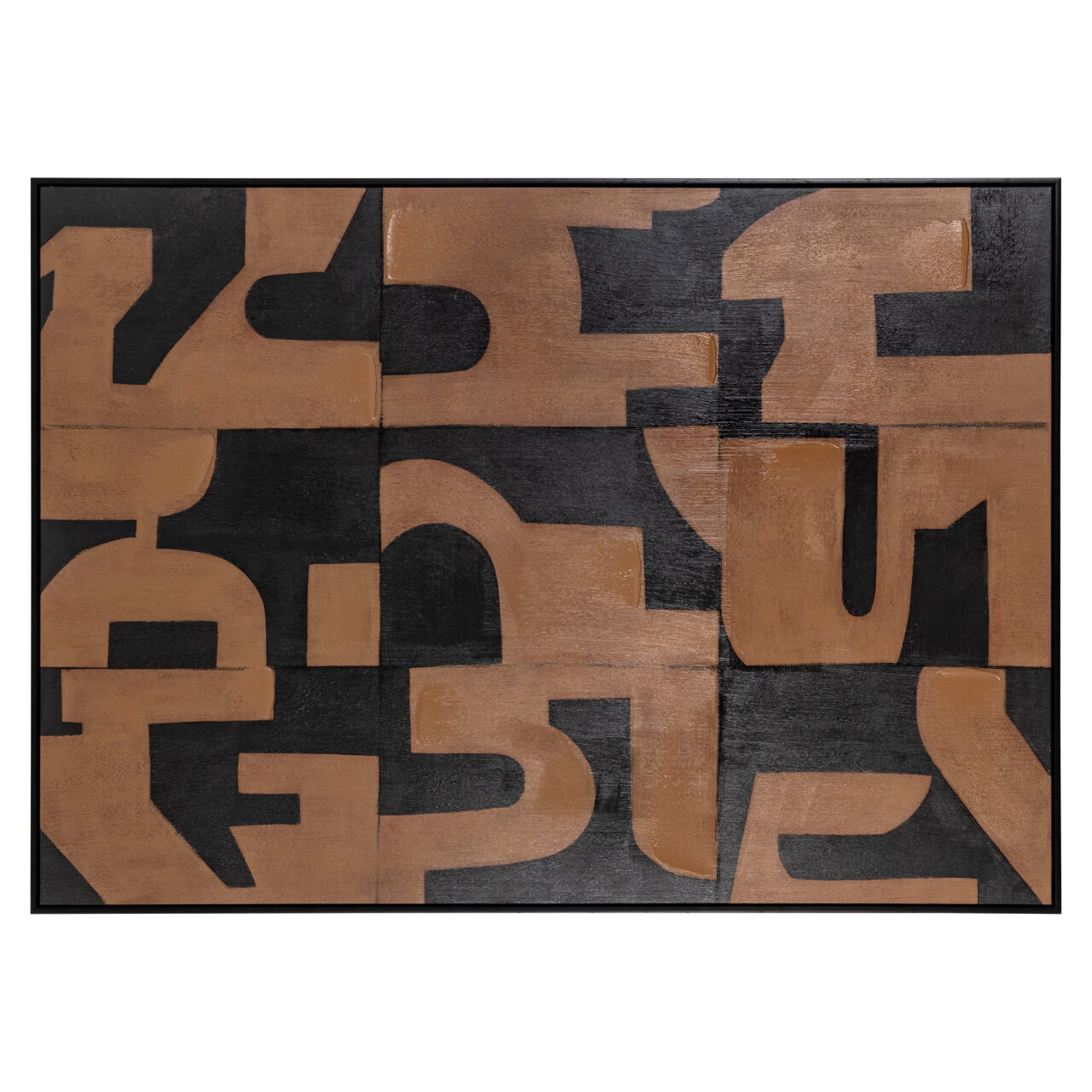Wall art Cascade - Bruin - Afbeelding 4