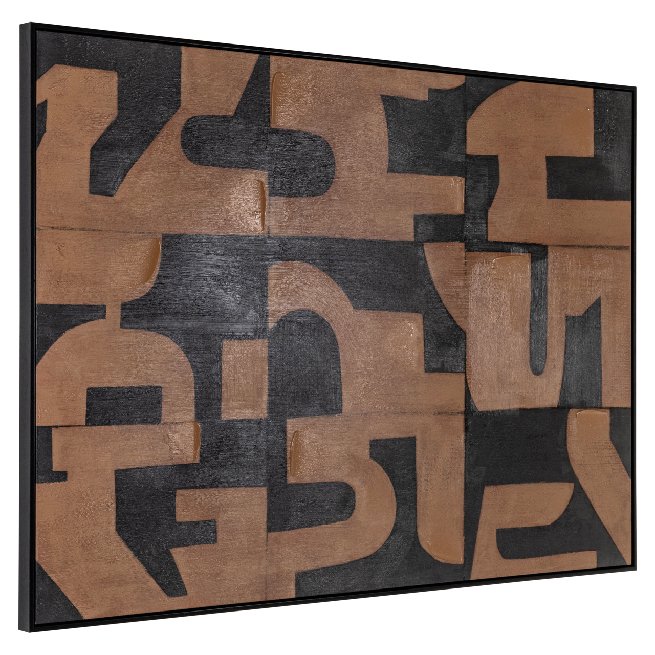 Wall art Cascade - Bruin - Afbeelding 5