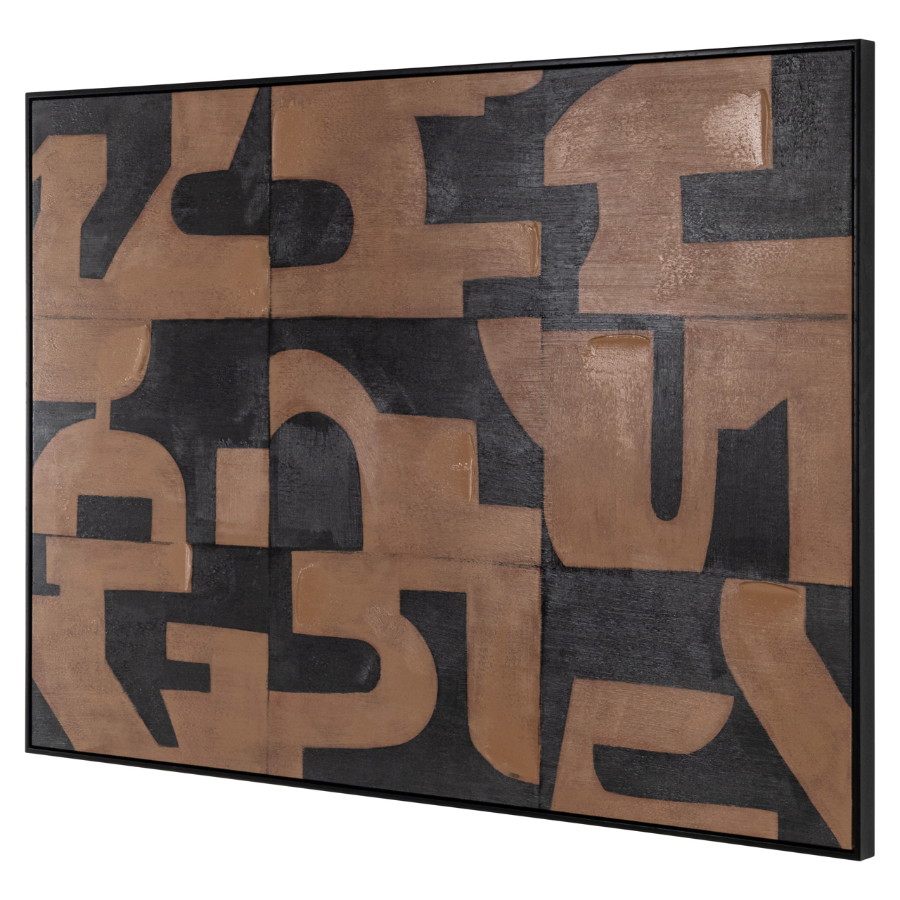 Wall art Cascade - Bruin - Afbeelding 6