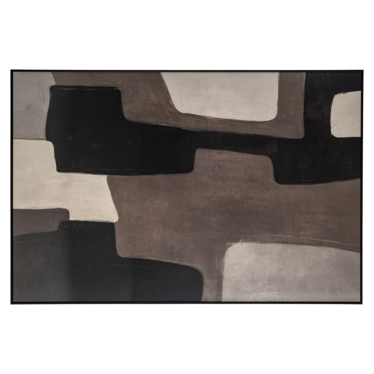Wall art Mirage - Bruin left - Afbeelding 4