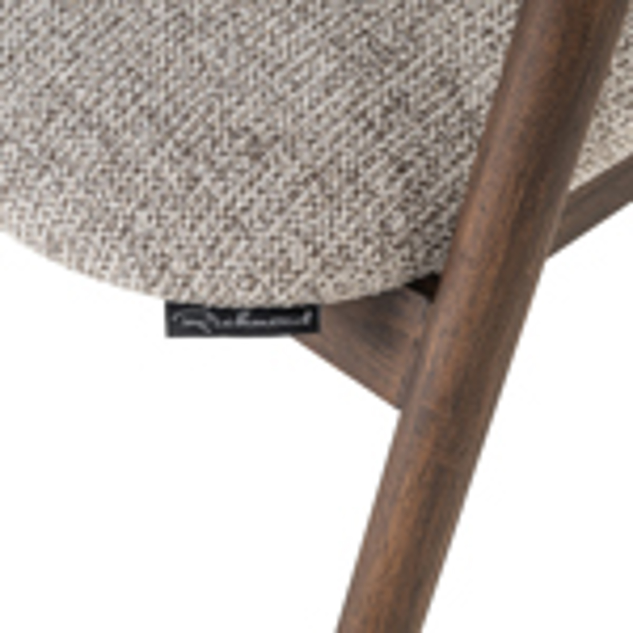 Eetkamerstoel Mihara Geweven stof en hout - Afbeelding 7