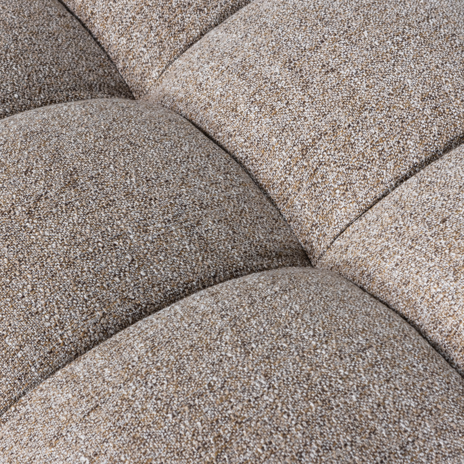 Hocker Allure Geweven Stof Melange - Bruin - Afbeelding 12