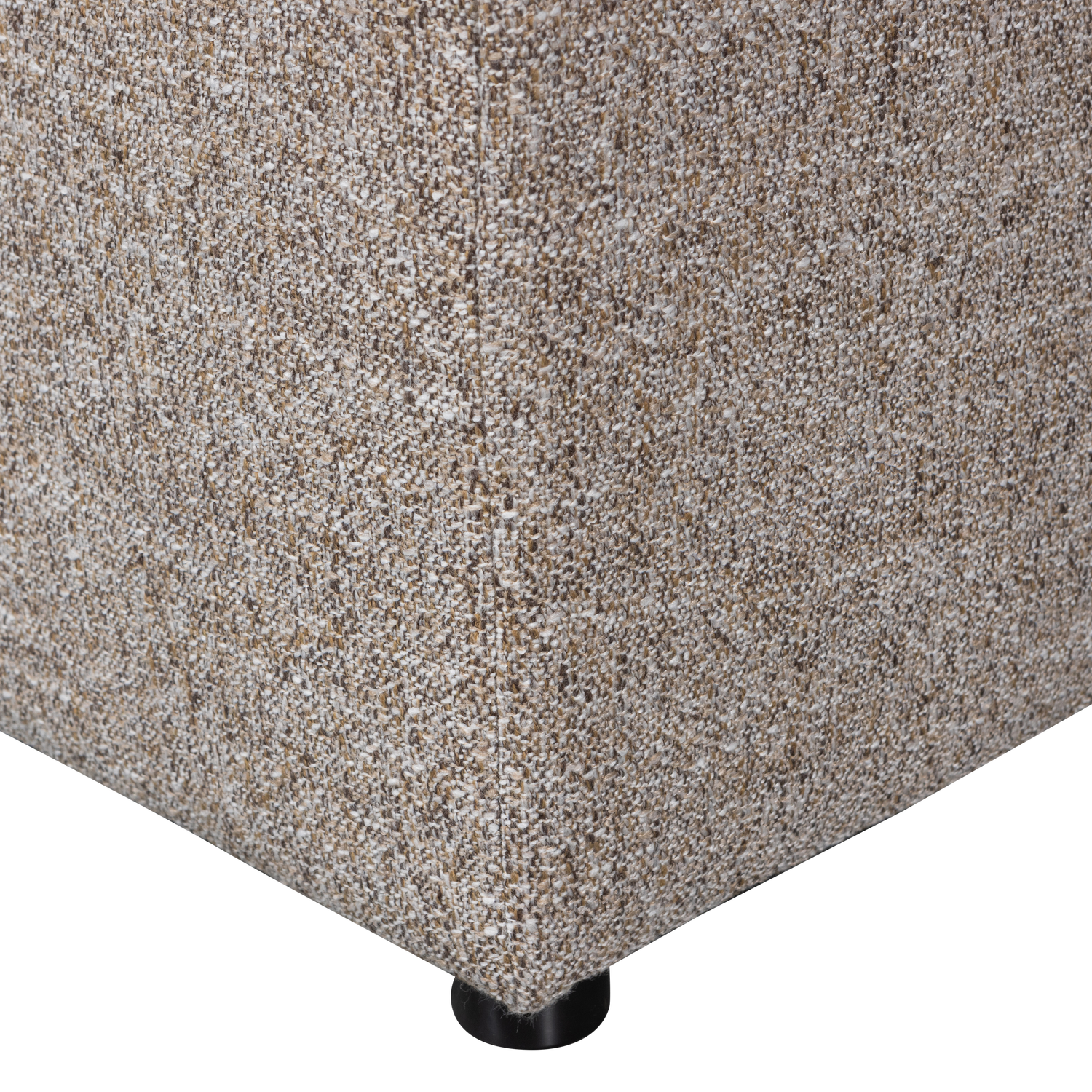 Hocker Allure Geweven Stof Melange - Bruin - Afbeelding 13