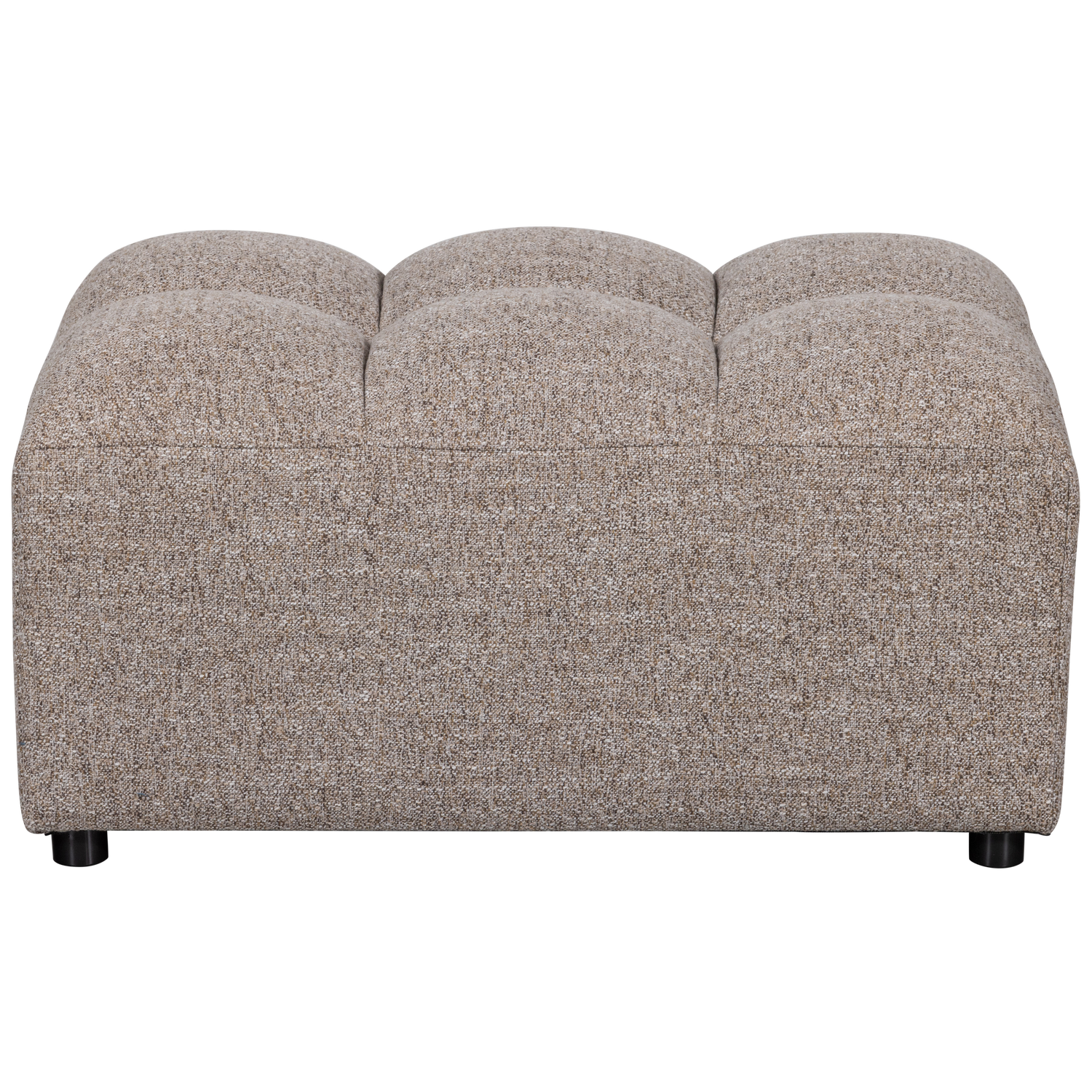 Hocker Allure Geweven Stof Melange - Bruin - Afbeelding 10
