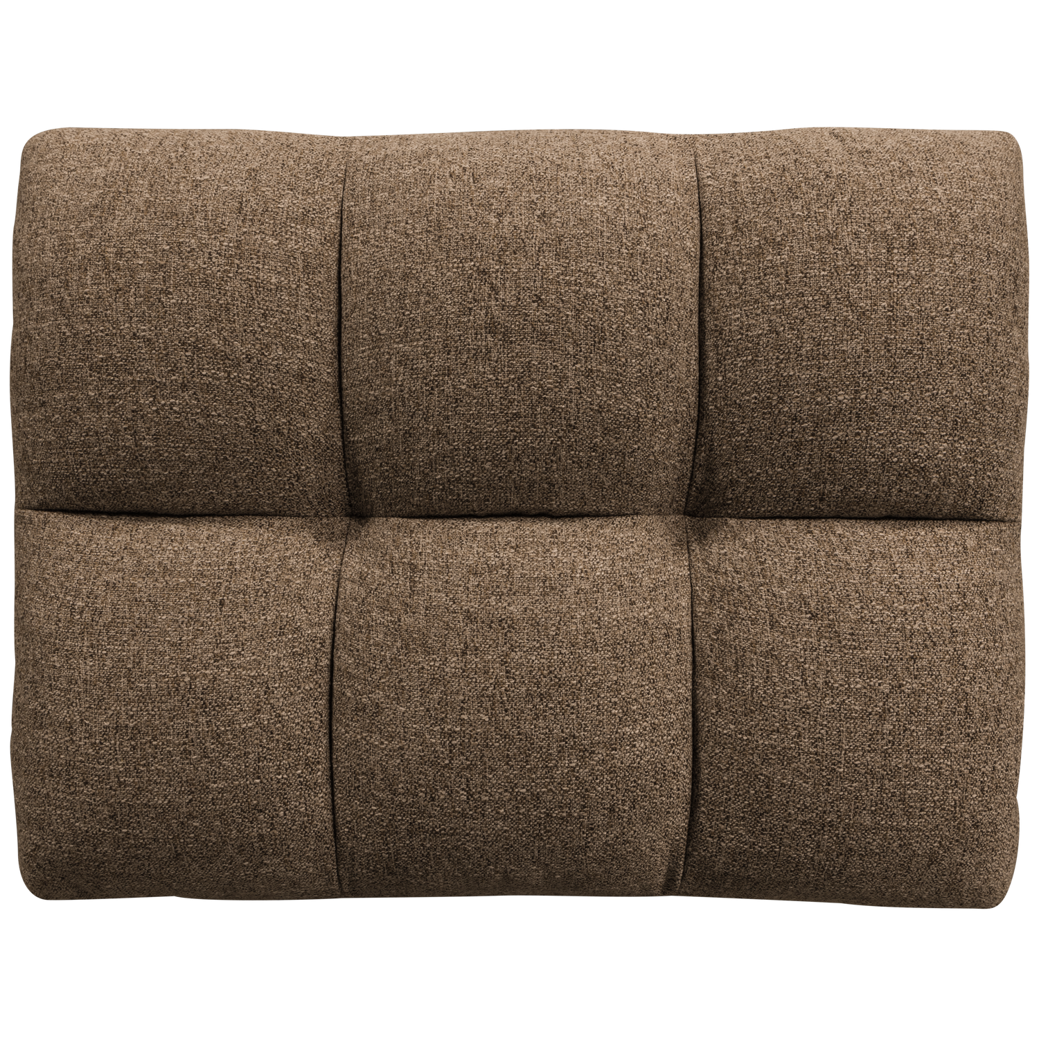 Hocker Allure Geweven Stof Melange -Donkerbruin - Afbeelding 5