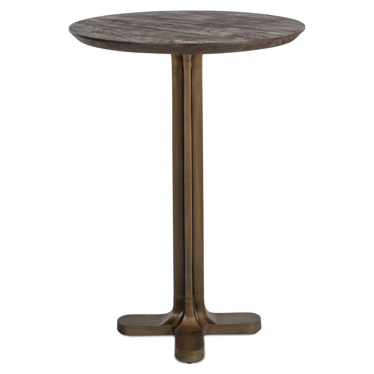 Ronde Bartafel Revelin Mangohout 80cm - Zwart