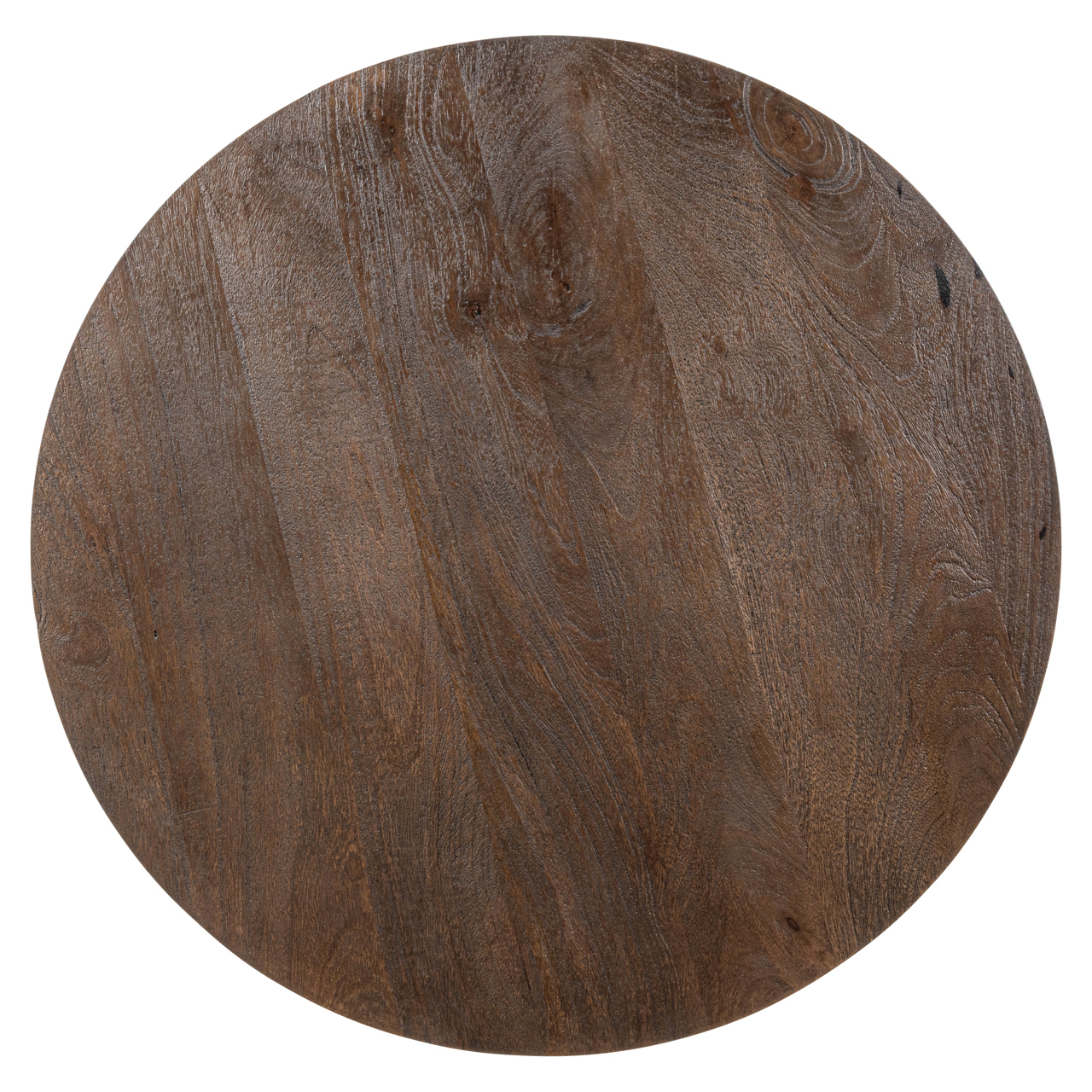 Ronde Bartafel Revelin Mangohout 80cm - Zwart - Afbeelding 3
