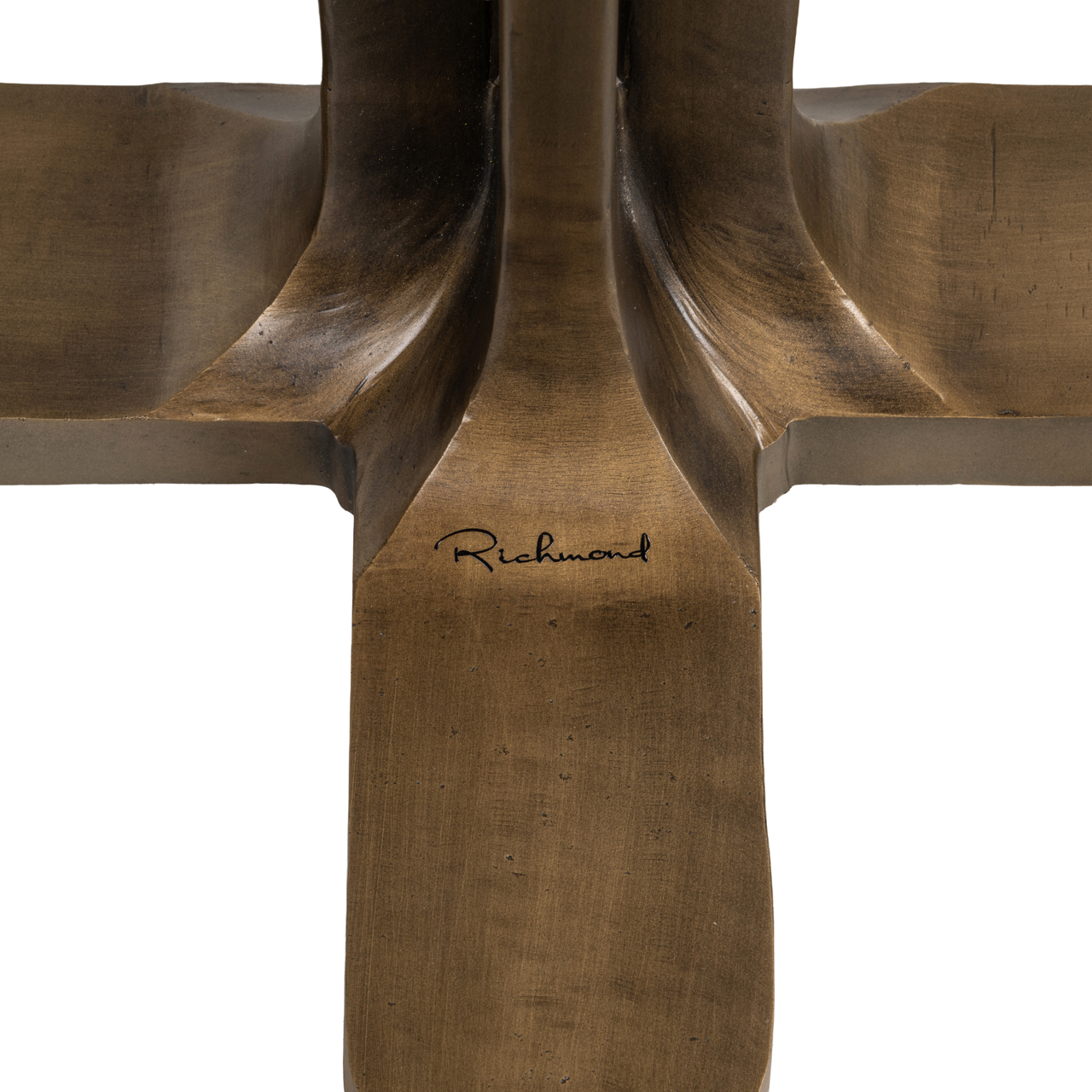 Ronde Bartafel Revelin Mangohout 80cm - Zwart - Afbeelding 4