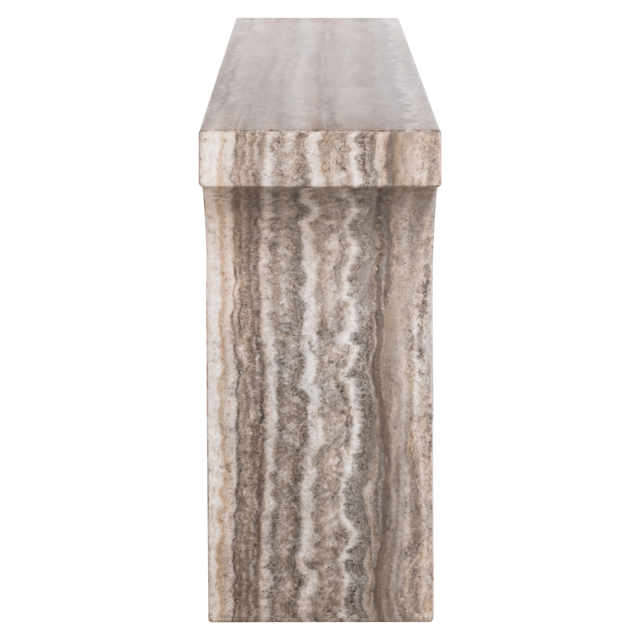 Sidetable Dulce Marmer en travertinlook 140cm - Afbeelding 3