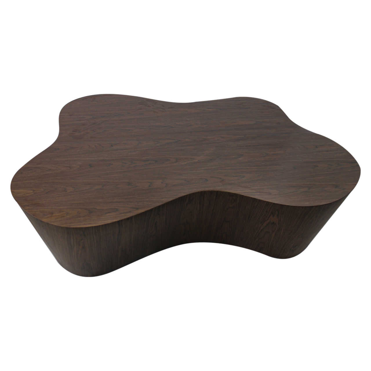 Organische Salontafel Quintino 145 x 115cm Walnoot - Afbeelding 3