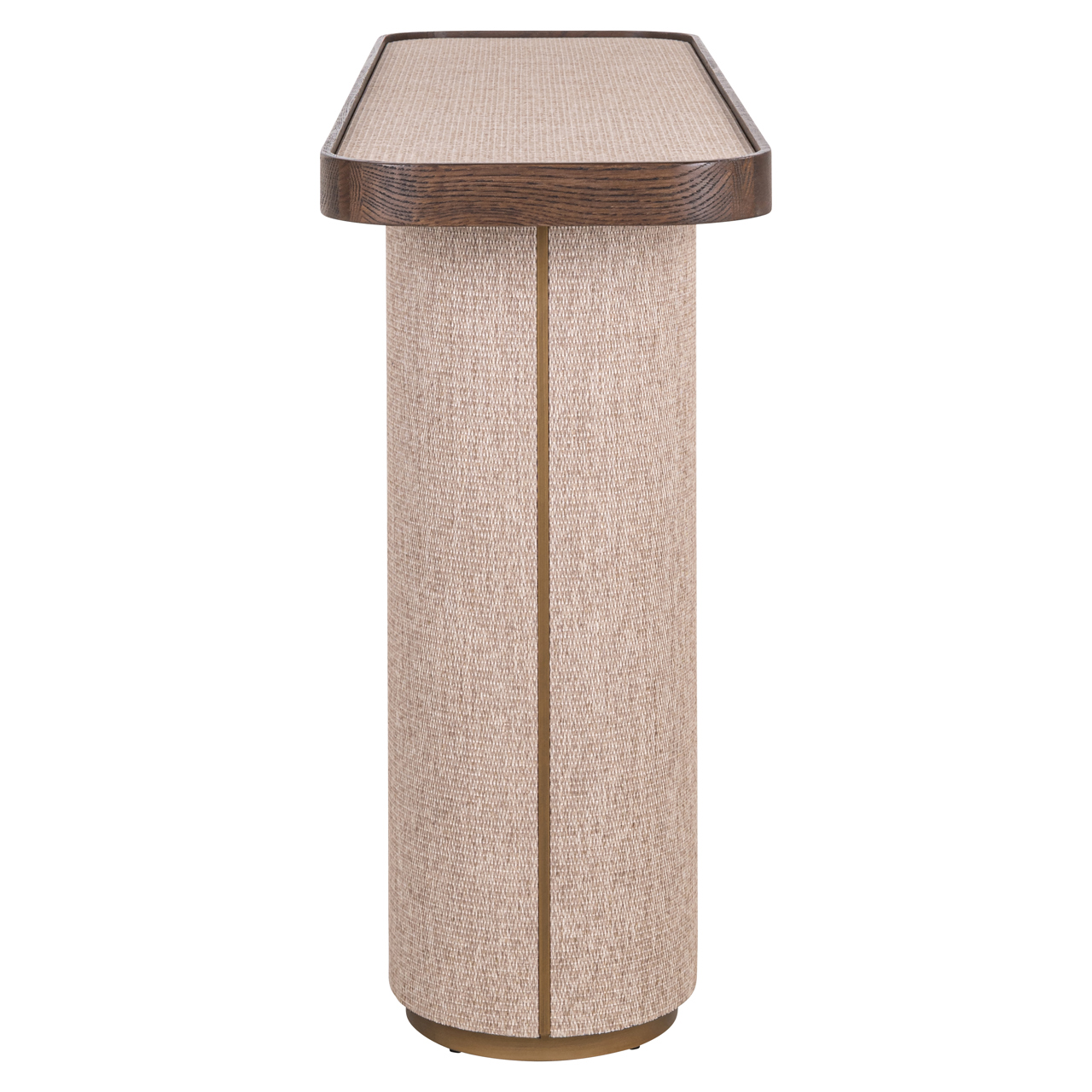 Sidetable Willox Linnen en eiken 140cm - Afbeelding 4