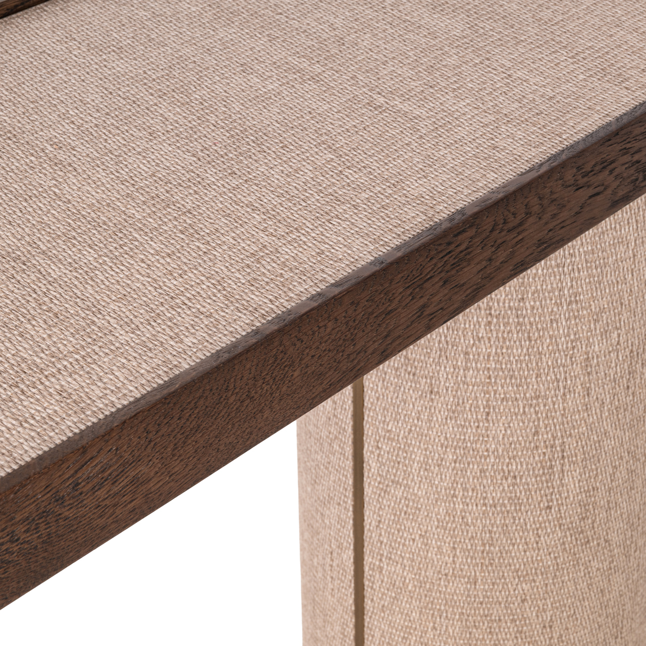 Sidetable Willox Linnen en eiken 140cm - Afbeelding 6