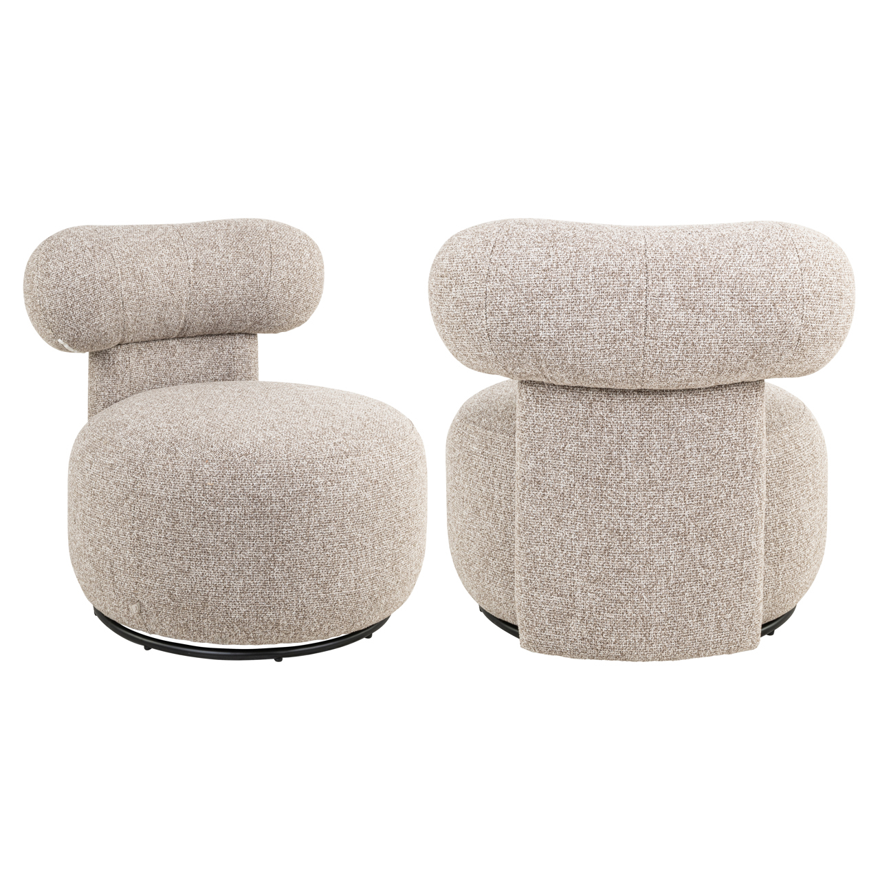 Draaaibare Fauteuil Kaya - cayenne - Bruin